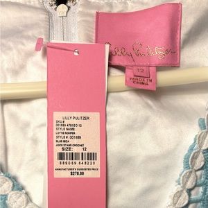 Lilly Pulitzer Lottie Romper Blue Ibiza